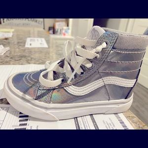 Toddler Girls Vans mermaid metallic size 11.5